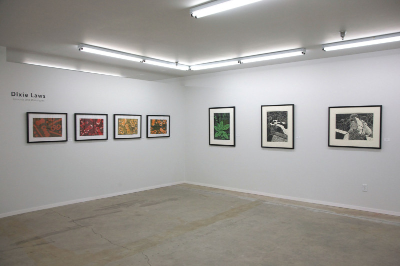 New monotypes and linocuts
